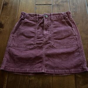 American Eagle Outfitters Corduroy Mini Skirt